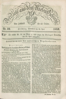 Der Bote aus dem Riesen-Gebirge : eine Zeitschrift für alle Stände. Jg.38, Nr. 32 (20 April 1850) + dod.
