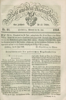 Der Bote aus dem Riesen-Gebirge : eine Zeitschrift für alle Stände. Jg.38, Nr. 51 (26 Juni 1850) + dod.