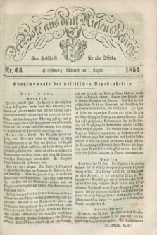 Der Bote aus dem Riesen-Gebirge : eine Zeitschrift für alle Stände. Jg.38, Nr. 63 (7 August 1850) + dod.