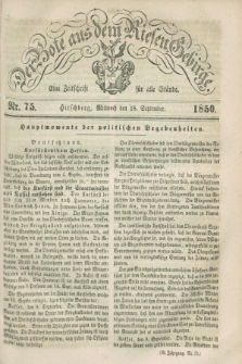 Der Bote aus dem Riesen-Gebirge : eine Zeitschrift für alle Stände. Jg.38, Nr. 75 (18 September 1850) + dod.