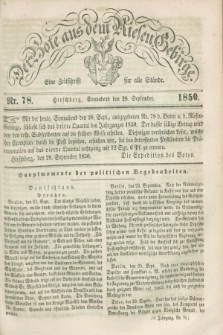 Der Bote aus dem Riesen-Gebirge : eine Zeitschrift für alle Stände. Jg.38, Nr. 78 (28 September 1850) + dod.