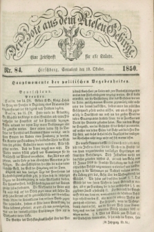 Der Bote aus dem Riesen-Gebirge : eine Zeitschrift für alle Stände. Jg.38, Nr. 84 (19 Oktober 1850) + dod.