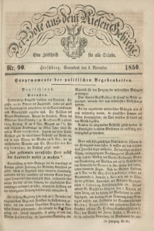 Der Bote aus dem Riesen-Gebirge : eine Zeitschrift für alle Stände. Jg.38, Nr. 90 (9 November 1850) + dod.