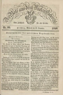 Der Bote aus dem Riesen-Gebirge : eine Zeitschrift für alle Stände. Jg.38, Nr. 95 (27 November 1850) + dod.