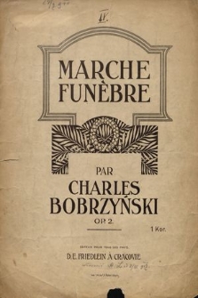 Marche funèbre : op. 2