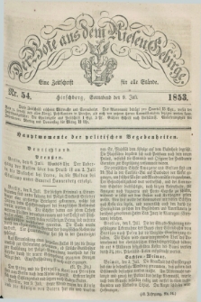 Der Bote aus dem Riesen-Gebirge : eine Zeitschrift für alle Stände. Jg.41, Nr. 54 (9 Juli 1853) + dod.