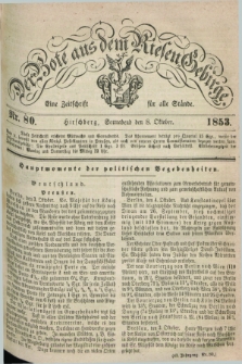 Der Bote aus dem Riesen-Gebirge : eine Zeitschrift für alle Stände. Jg.41, Nr. 80 (8 Oktober 1853) + dod.