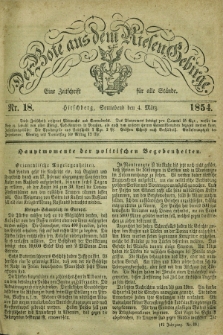 Der Bote aus dem Riesen-Gebirge : eine Zeitschrift für alle Stände. Jg.42, Nr. 18 (4 März 1854) + dod.