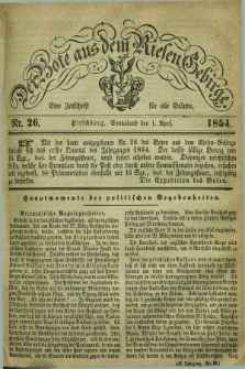 Der Bote aus dem Riesen-Gebirge : eine Zeitschrift für alle Stände. Jg.42, Nr. 26 (1 April 1854) + dod.