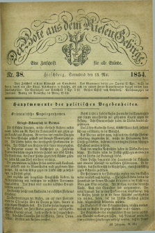 Der Bote aus dem Riesen-Gebirge : eine Zeitschrift für alle Stände. Jg.42, Nr. 38 (13 Mai 1854) + dod.