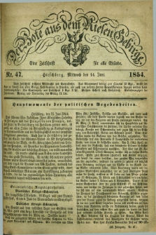 Der Bote aus dem Riesen-Gebirge : eine Zeitschrift für alle Stände. Jg.42, Nr. 47 (14 Juni 1854) + dod.