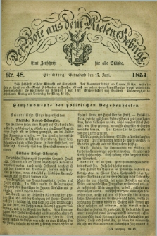 Der Bote aus dem Riesen-Gebirge : eine Zeitschrift für alle Stände. Jg.42, Nr. 48 (17 Juni 1854) + dod.