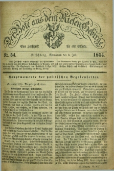 Der Bote aus dem Riesen-Gebirge : eine Zeitschrift für alle Stände. Jg.42, Nr. 54 (8 Juli 1854) + dod.