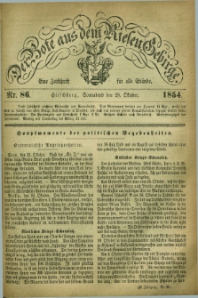 Der Bote aus dem Riesen-Gebirge : eine Zeitschrift für alle Stände. Jg.42, Nr. 86 (28 Oktober 1854) + dod.