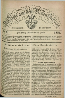 Der Bote aus dem Riesen-Gebirge : eine Zeitschrift für alle Stände. Jg.43, Nr. 9 (31 Januar 1855) + dod.