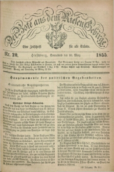 Der Bote aus dem Riesen-Gebirge : eine Zeitschrift für alle Stände. Jg.43, Nr. 20 (10 März 1855) + dod.