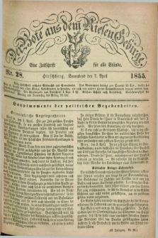 Der Bote aus dem Riesen-Gebirge : eine Zeitschrift für alle Stände. Jg.43, Nr. 28 (7 April 1855) + dod.