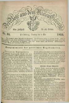 Der Bote aus dem Riesen-Gebirge : eine Zeitschrift für alle Stände. Jg.43, Nr. 35 (1 Mai 1855) + dod.