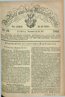 Der Bote aus dem Riesen-Gebirge : eine Zeitschrift für alle Stände. Jg.43, Nr. 42 (26 Mai 1855) + dod.