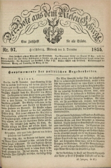 Der Bote aus dem Riesen-Gebirge : eine Zeitschrift für alle Stände. Jg.43, Nr. 97 (5 December 1855) + dod.