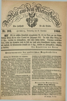 Der Bote aus dem Riesen-Gebirge : eine Zeitschrift für alle Stände. Jg.43, Nr. 103 (27 December 1855) + dod.