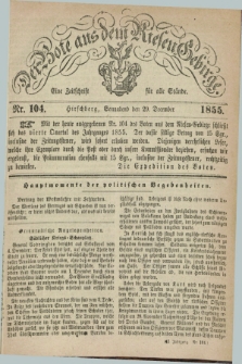 Der Bote aus dem Riesen-Gebirge : eine Zeitschrift für alle Stände. Jg.43, Nr. 104 (29 December 1855) + dod.