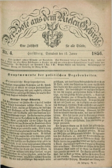 Der Bote aus dem Riesen-Gebirge : eine Zeitschrift für alle Stände. Jg.44, Nr. 4 (12 Januar 1856) + dod.