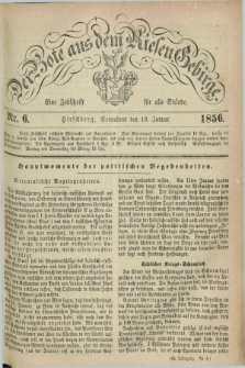 Der Bote aus dem Riesen-Gebirge : eine Zeitschrift für alle Stände. Jg.44, Nr. 6 (19 Januar 1856) + dod.