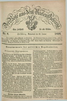 Der Bote aus dem Riesen-Gebirge : eine Zeitschrift für alle Stände. Jg.44, Nr. 8 (26 Januar 1856) + dod.