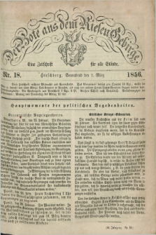 Der Bote aus dem Riesen-Gebirge : eine Zeitschrift für alle Stände. Jg.44, Nr. 18 (1 März 1856) + dod.