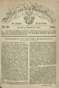 Der Bote aus dem Riesen-Gebirge : eine Zeitschrift für alle Stände. Jg.44, Nr. 29 (9 April 1856) + dod.