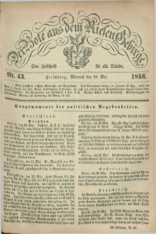 Der Bote aus dem Riesen-Gebirge : eine Zeitschrift für alle Stände. Jg.44, Nr. 43 (28 Mai 1856) + dod.