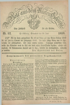 Der Bote aus dem Riesen-Gebirge : eine Zeitschrift für alle Stände. Jg.44, Nr. 52 (28 Juni 1856) + dod.