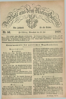 Der Bote aus dem Riesen-Gebirge : eine Zeitschrift für alle Stände. Jg.44, Nr. 56 (12 Juli 1856) + dod.