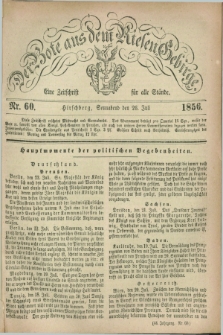 Der Bote aus dem Riesen-Gebirge : eine Zeitschrift für alle Stände. Jg.44, Nr. 60 (26 Juli 1856) + dod.