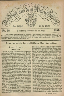 Der Bote aus dem Riesen-Gebirge : eine Zeitschrift für alle Stände. Jg.44, Nr. 68 (23 August 1856) + dod.