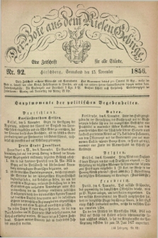 Der Bote aus dem Riesen-Gebirge : eine Zeitschrift für alle Stände. Jg.44, Nr. 92 (15 November 1856) + dod.