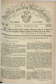 Der Bote aus dem Riesen-Gebirge : eine Zeitschrift für alle Stände. Jg.45, Nr. 35 (2 Mai 1857) + dod.