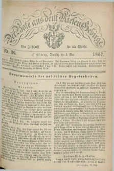 Der Bote aus dem Riesen-Gebirge : eine Zeitschrift für alle Stände. Jg.45, Nr. 36 (5 Mai 1857) + dod.