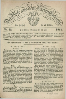 Der Bote aus dem Riesen-Gebirge : eine Zeitschrift für alle Stände. Jg.45, Nr. 55 (11 Juli 1857) + dod.