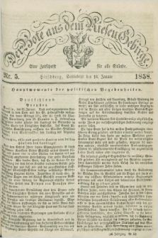 Der Bote aus dem Riesen-Gebirge : eine Zeitschrift für alle Stände. Jg.46, Nr. 5 (16 Januar 1858) + dod.