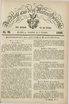 Der Bote aus dem Riesen-Gebirge : eine Zeitschrift für alle Stände. Jg.47, Nr. 96 (3 December 1859) + dod.