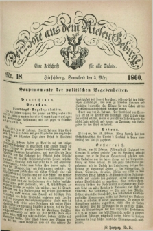 Der Bote aus dem Riesen-Gebirge : eine Zeitschrift für alle Stände. Jg.48, Nr. 18 (3 März 1860) + dod.