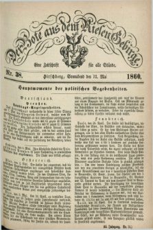 Der Bote aus dem Riesen-Gebirge : eine Zeitschrift für alle Stände. Jg.48, Nr. 38 (12 Mai 1860) + dod.
