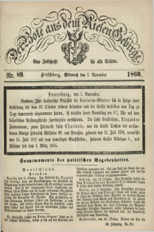 Der Bote aus dem Riesen-Gebirge : eine Zeitschrift für alle Stände. Jg.48, Nr. 89 (7 November 1860) + dod.