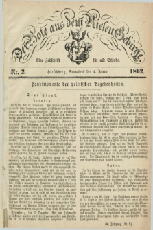 Der Bote aus dem Riesen-Gebirge : eine Zeitschrift für alle Stände. Jg.50, Nr. 2 (4 Januar 1862) + dod.