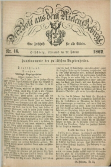 Der Bote aus dem Riesen-Gebirge : eine Zeitschrift für alle Stände. Jg.50, Nr. 16 (22 Februar 1862) + dod.