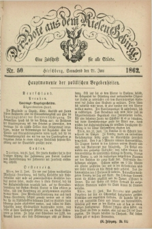Der Bote aus dem Riesen-Gebirge : eine Zeitschrift für alle Stände. Jg.50, Nr. 50 (21 Juni 1862) + dod.