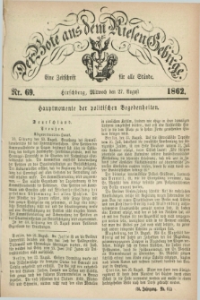Der Bote aus dem Riesen-Gebirge : eine Zeitschrift für alle Stände. Jg.50, Nr. 69 (27 August 1862) + dod.