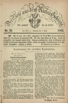 Der Bote aus dem Riesen-Gebirge : eine Zeitschrift für alle Stände. Jg.51, Nr. 26 (1 April 1863) + dod.